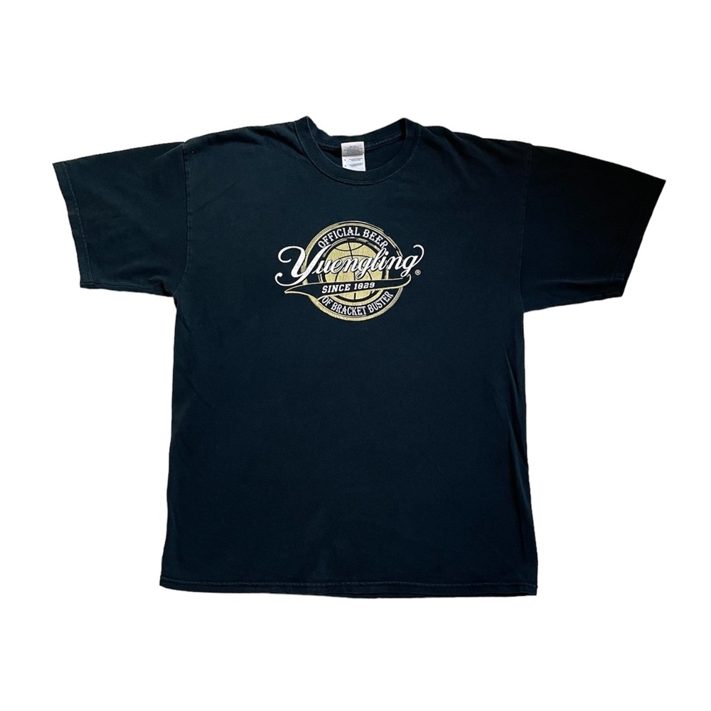 Y2k Official Beer Yuengling lager Bracket buster short sleeve graphic tee